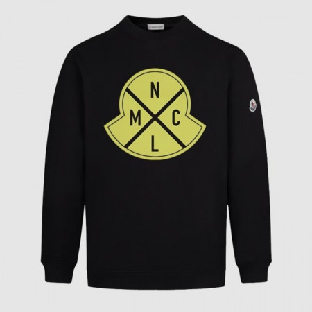 몽클*어   엘로우 빅로고 맨투맨