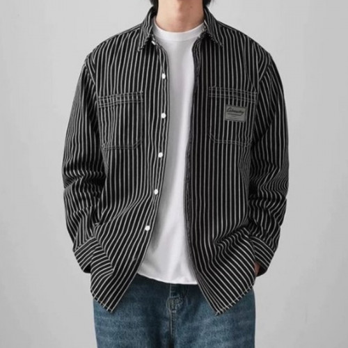 GIVENC*Y   24FW 백레더 4G스틸 스트라이프 셔츠