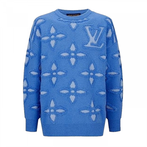 LOUIS VUITTON LV 플라워 쟈카드 스웨터