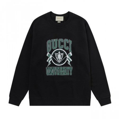 GUC*I   그린 깃발 로고 맨투맨