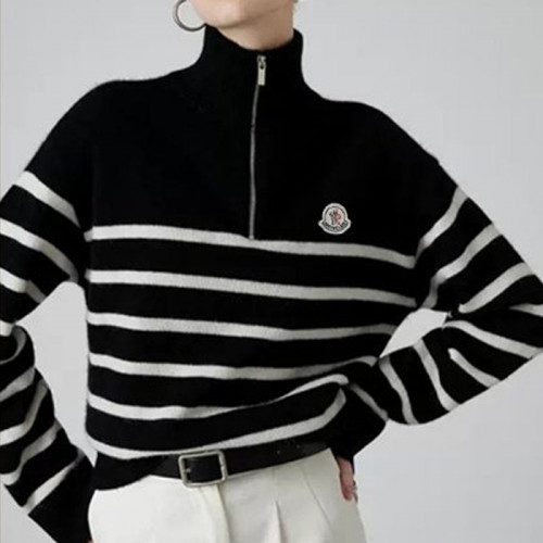 몽클*어   반목집업 니트 (A127)