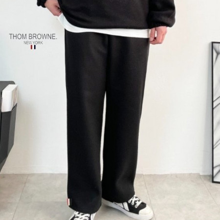 THOM BROW*E   12 - 345번  기모뭄클레어 밴딩팬츠 (남여공용)