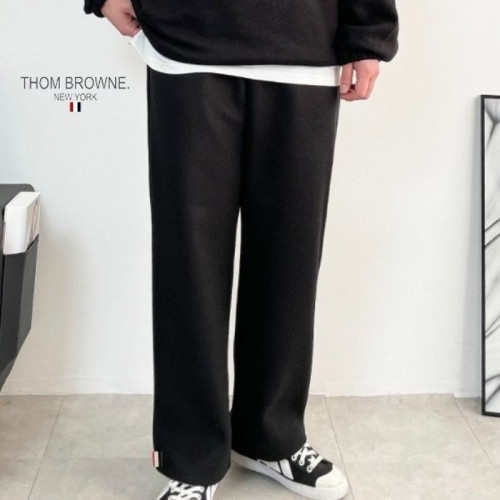 THOM BROW*E   12 - 345번  기모뭄클레어 밴딩팬츠 (남여공용)