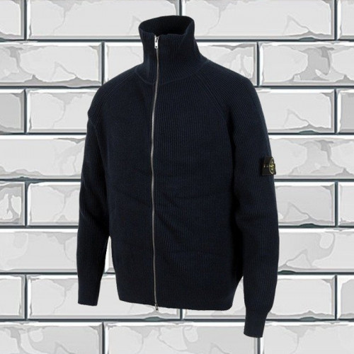 STONE ISLA*D   20026_ST 애니멀 하이넥 니트집업