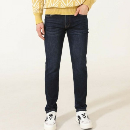 버*리   인디고 블루 자수로고 진