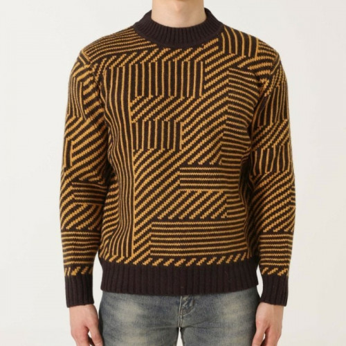 FEN*I   자가드 패턴 니트