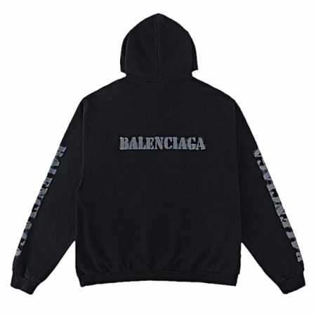 BALENCIAGA 스텐실 타입 후디