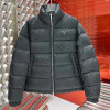 PRA*A   새드로고 덕다운 패딩 36