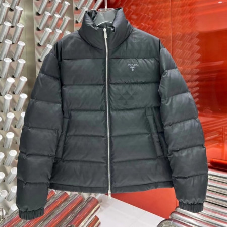 PRA*A   새드로고 덕다운 패딩 36