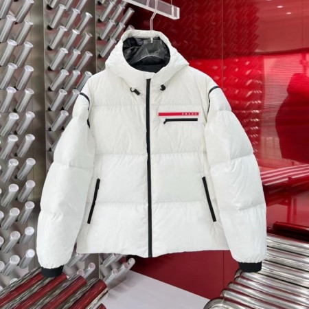 PRA*A   새드로고 덕다운 패딩 17