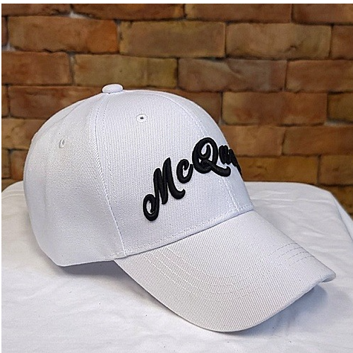 알렉산더 *퀸 블랙 로고 CAP