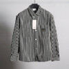 GIVENCHY 로고패치 스트라이프 셔츠