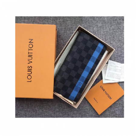 루이비통 다미에 장지갑 블루