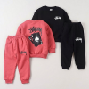 스투시 STUSSY 로고 기모 SET