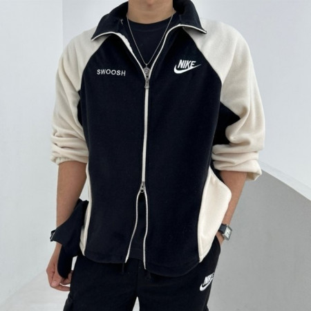 NIKE   배색 후리스 집업