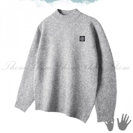 스톤 아일*드   소프트 울 스판 하프 폴라