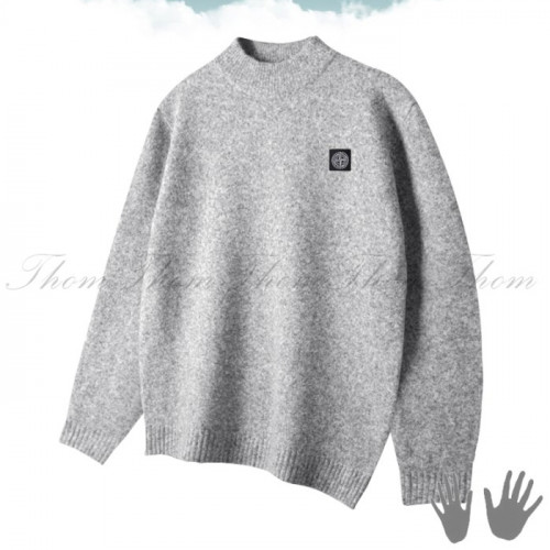 스톤 아일*드   소프트 울 스판 하프 폴라