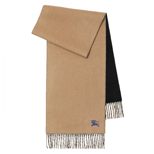 BURBERRY 리버시블 캐시미어 -  카멜 & 블랙