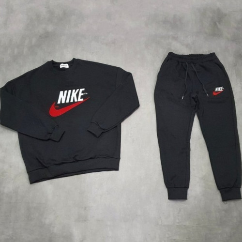 NIKE   TM 패치 맨투맨 & 조거 팬츠 세트