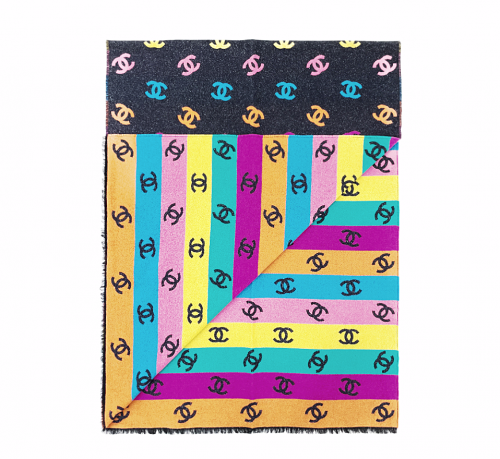 CHANEL CC로고 캐시미어 머플러