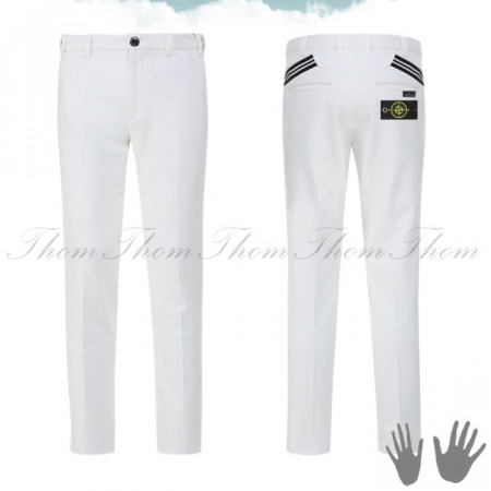 스톤 아일*드   슬림핏 밴드 기모 밴딩 팬츠