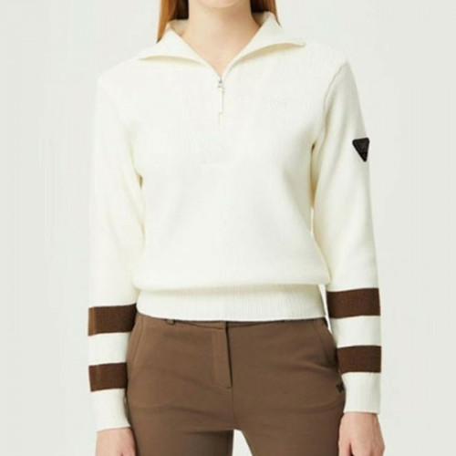 P*G   여성 윈터 윈드프루프 하프집업 방풍 스웨터