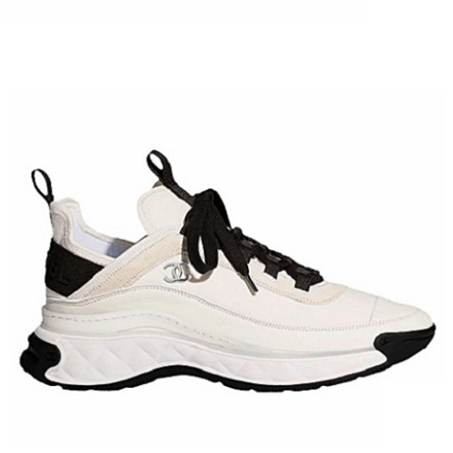 샤* 믹스드파이버 스니커즈 아이보리