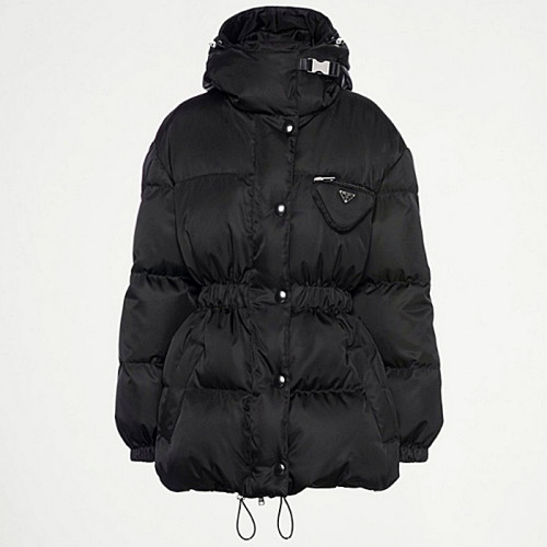 PRADA 리나일론 포켓 디테일 패딩 재킷