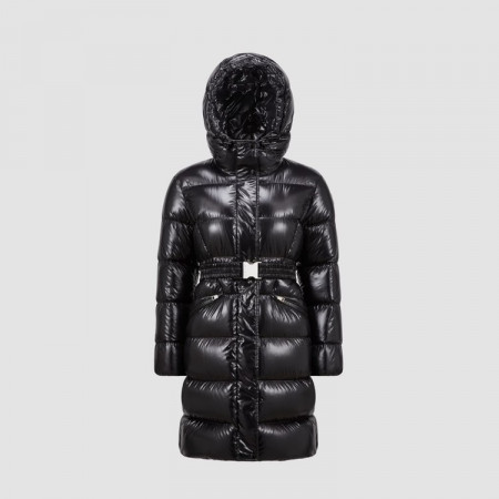 MONCLER Bellevue 롱 다운 재킷 - 블랙