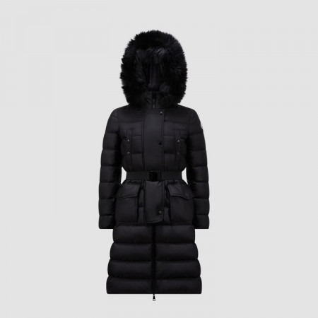 MONCLER Khloe 롱 다운 재킷 - 블랙
