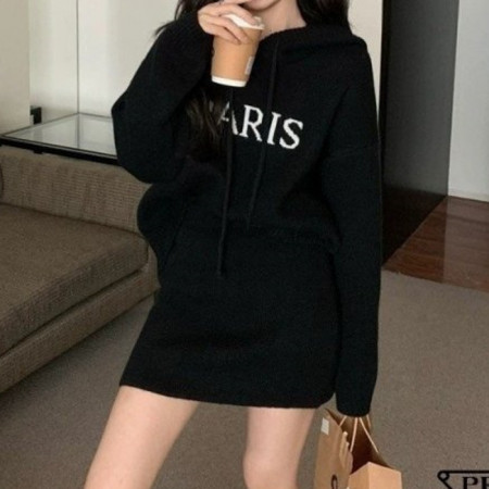 PRA*A   파리스 스커트 니트 투피스 세트(7212)