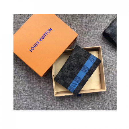 루이비통 다미에 그래피티 카드지갑 블루