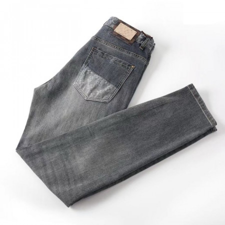 LOUIS VUITT*N   빈티지 하프 덧댐 청바지