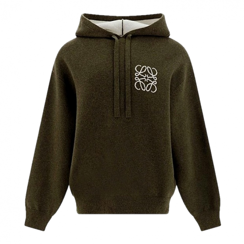 LOEWE 쟈카드로고 니티드 후디