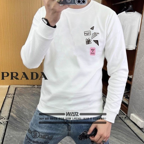 PRA*A   시그니처 프린팅 트라이앵글 밍크양기모 티셔츠