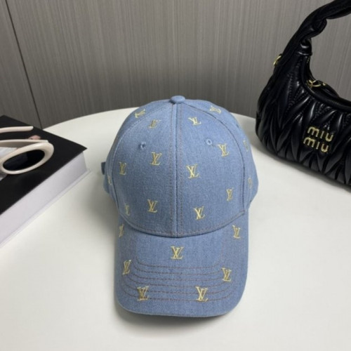 LOUIS VUITT*N   골드 패턴 시그니처 로고  모자