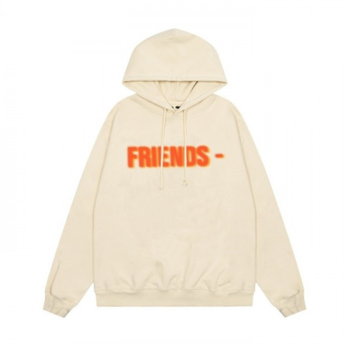 브*론  오렌지 크림 후드티