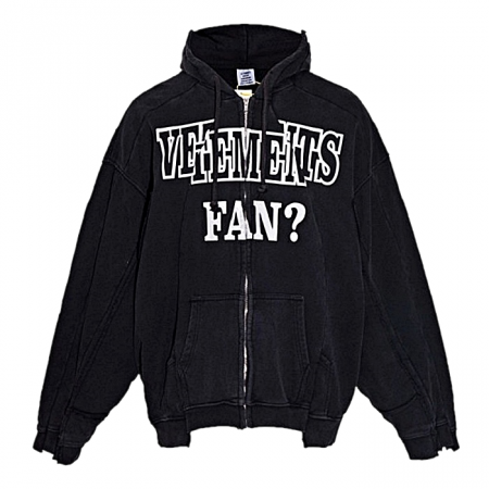 베*멍 VETEMENTS 예스 아이엠 후디집업