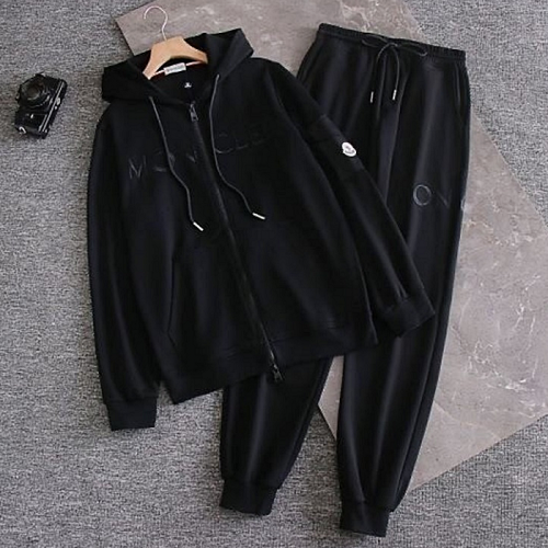 MONCLER  레터링 자수로고 후드 트레이닝 조거SET