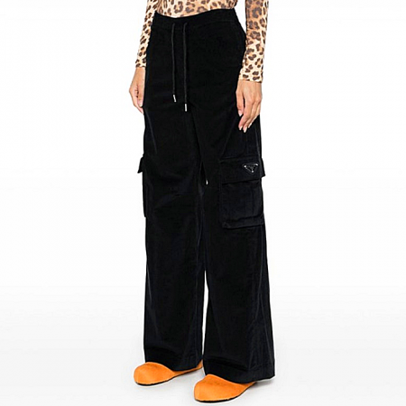 프*다 PRADA 코듀로이 카고팬츠