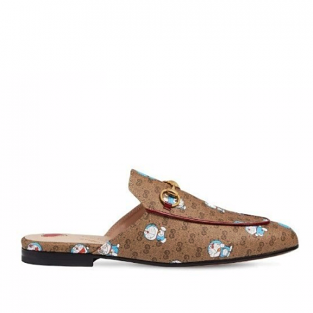 GUCCI 프린스타운 도라에몽 콜라보 뮬