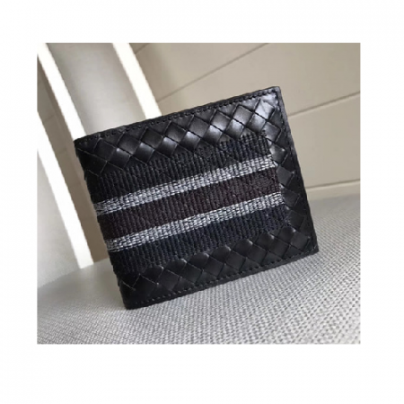 보테가베네타 레더 반지갑 블랙