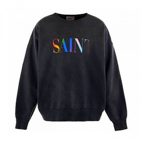 세인트미카엘 SAINT 레인보우 로고 스웻셔츠