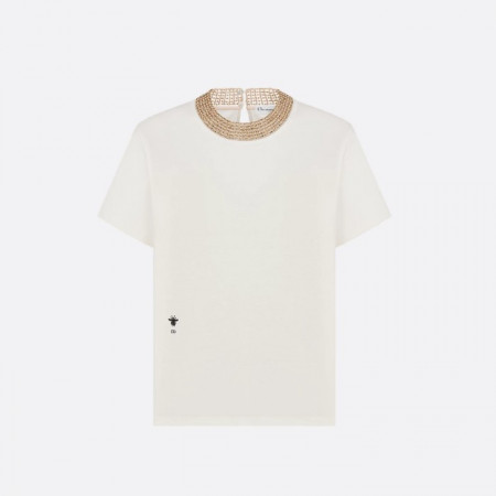 DIOR 자수 티셔츠