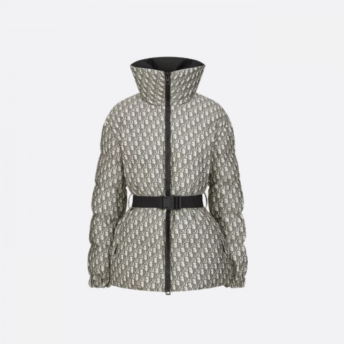 DIOR DiorAlps 벨트 푸퍼 재킷 - 그레이 Dior Oblique