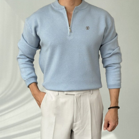 루이*통   반집업 니트