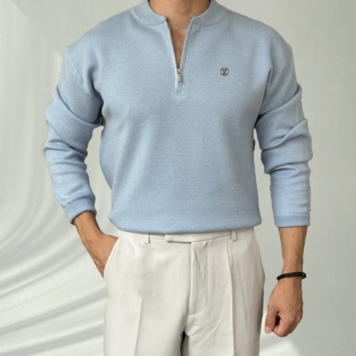 루이*통   반집업 니트