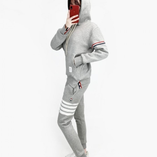 톰브*운   B 삼선띠 기모 후드세트 (남여공용)