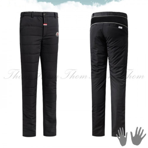 몽클*어   슬림핏 퀼팅 밴딩 패딩팬츠