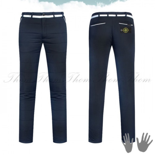 스톤 아일*드    슬림핏 마스터 밴딩 패딩팬츠